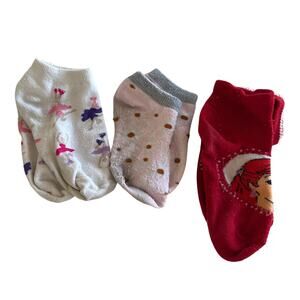 Girls' Sock Bundle - Disney Ariel Ankle Socks - 3 Pairs